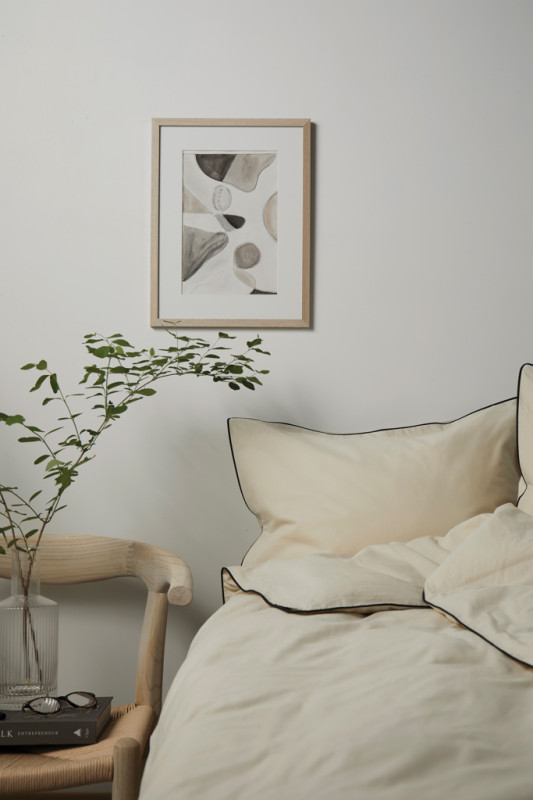 Sada 4ks obliečok VINGA Marston z OSC organickej bavlny béžová 3