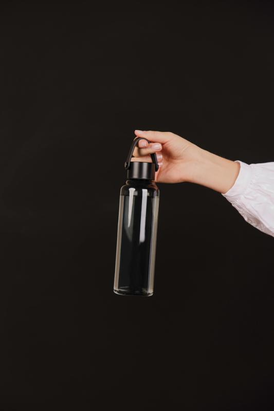 VINGA Baltimore RCS RPET fľaša 550 ml čierna 5