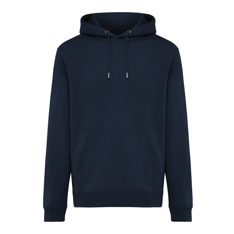 IQONIQ Joshua Unisex mikina s kapucňou z rec. bavlny námornícka modrá S 1