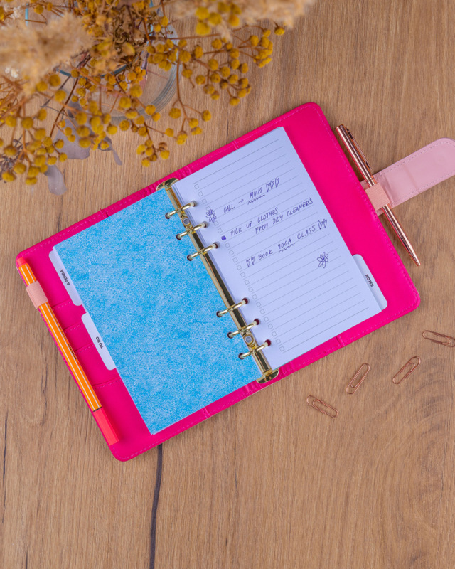 NOTIQUE Refill – Weekly Ring Bound Planner 2027, blush pink, 12,5 x 19 cm 7