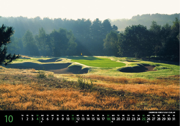 Nástenný kalendár Golf 2026 10