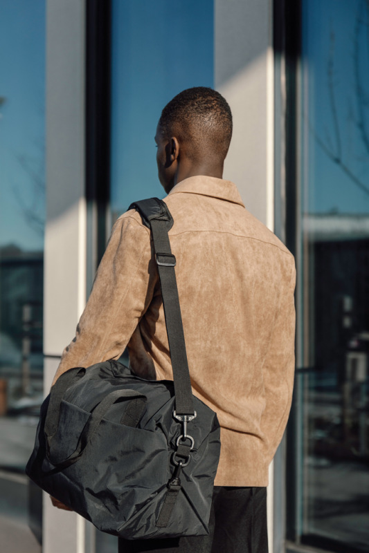 KENTO URBAN RCS recyklovaný nylonový víkendový batoh čierna 8