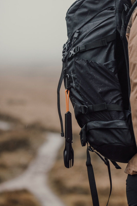 Nordic Drift Trail 4-v-1 outdoorový príbor čierna 11