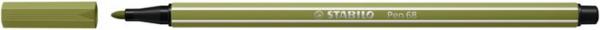Fixka, 1 mm, STABILO "Pen 68", bahenná zelená