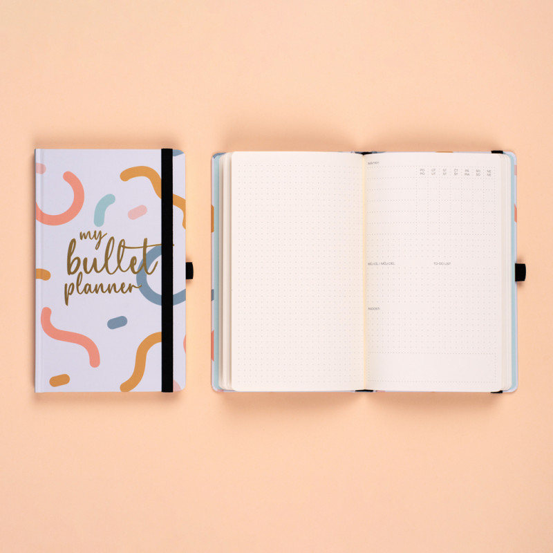 Týždenný nedatovaný diár My Bulelt Planner, 13 × 21 cm CZ/SK 6