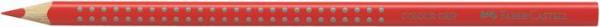 Farebné ceruzky, trojhranný tvar, FABER-CASTELL "Grip 2001", červená