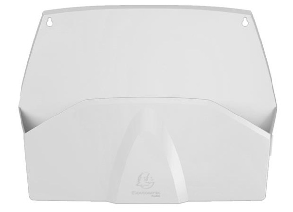 Nástenný, organizér, 1 priehradka, ležatý, 38,2x28,9x7,2 cm, EXACOMPTA "Autentik", biele 1