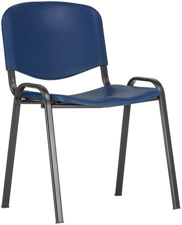 . Konferenčná stolička, plastová,  "TAURUS PN, modrá