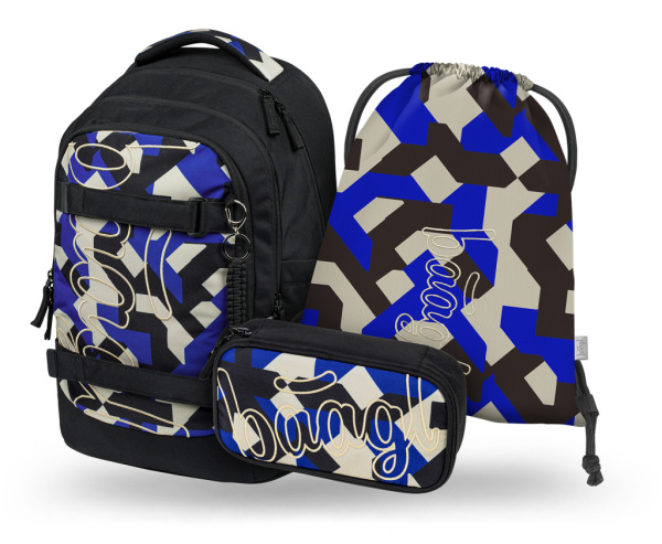 BAAGL SADA 3 Skate Max Variety: batoh, peračník, vrecko GRS