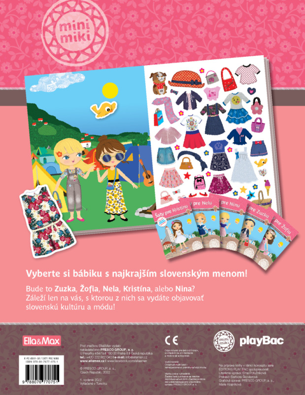 Šaty pre NINU ─ Kniha samolepiek 5