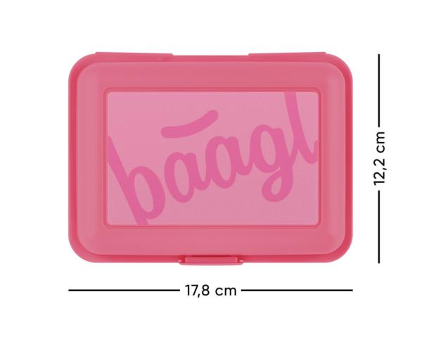 BAAGL Box na desiatu Logo ružový