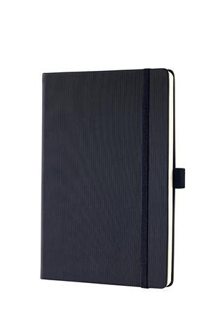 Zápisník, exkluzívny, A5, linajkový, 97 strán, tvrdá obálka, SIGEL "Conceptum", čierna