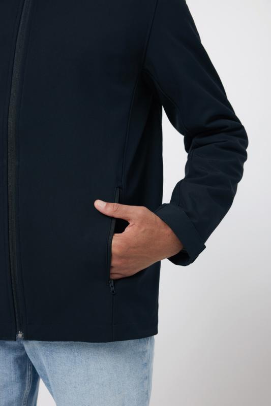 Pánska soft shell bunda Iqoniq Makalu z recykl. polyesteru čierna XXXL 11