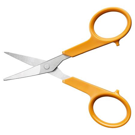 Nožnice na látky, 10 cm, ohnuté, FISKARS "Classic", oranžové 2