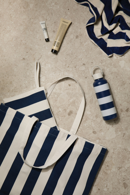 VINGA Lagoa GRS plážová taška námornícka modrá 4