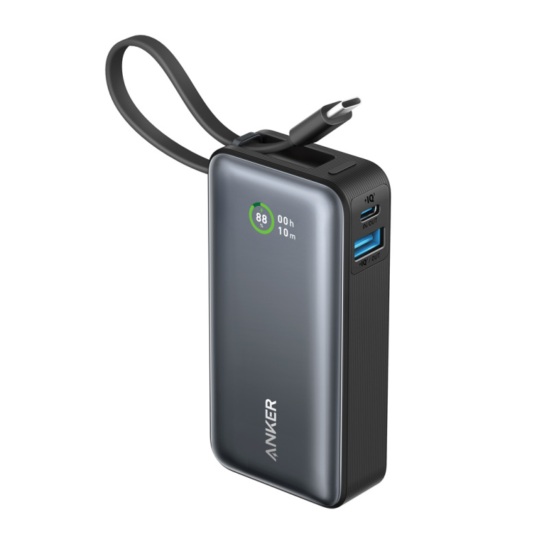Anker Nano Power Bank 30 W so zabudovaným USB-C káblom čierna 2