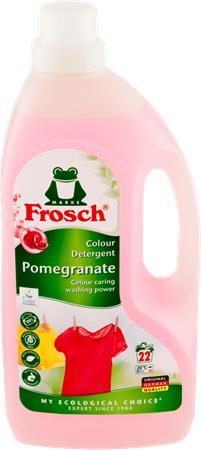 Tekutý prací prostriedok, 1,5 l, FROSCH, granátové jablko 1