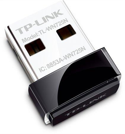 USB WIFI adaptér, mini, 150 Mbps, TP-LINK "TL-WN725N"