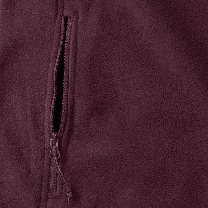 Fleecová bunda s krátkym zipsom