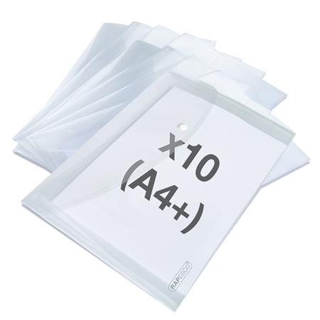 Obal na patent, A4+, PP, RAPESCO "Eco", priehľadný 1