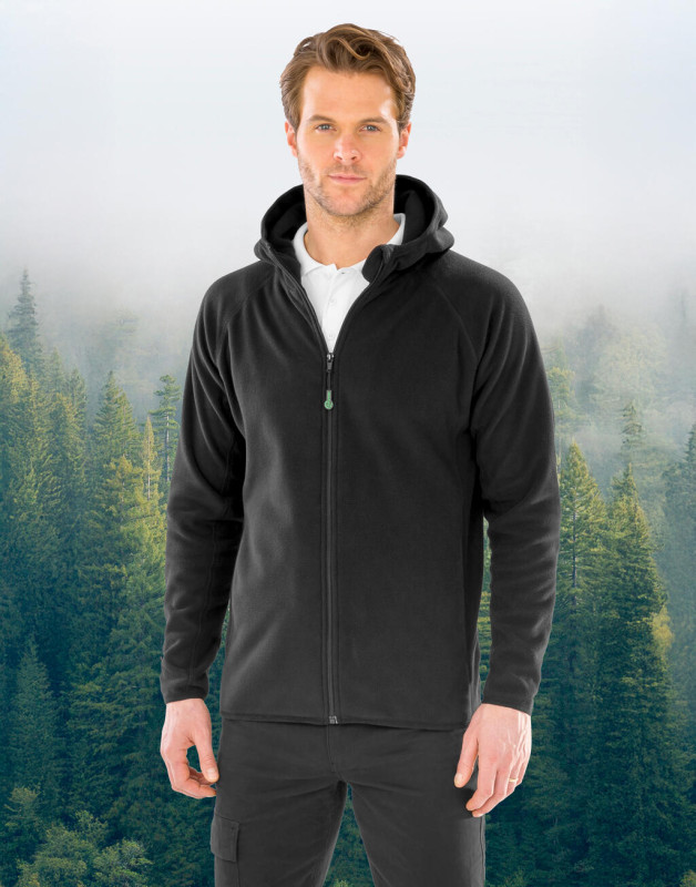 Bunda s kapucňou Recycled Microfleece