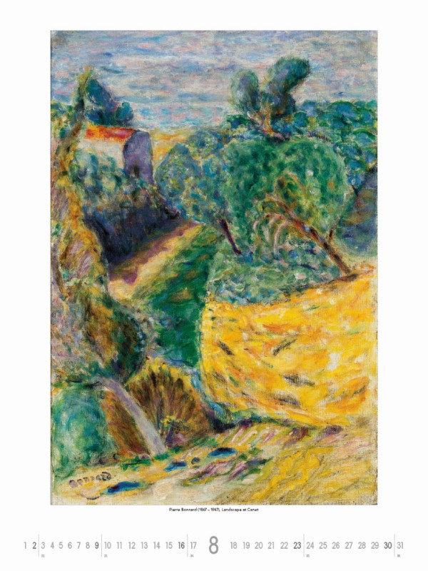 Nástenný kalendár Impressionists 2026 9