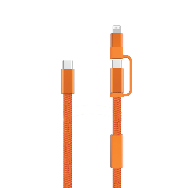 Arc RCS 60W 120 cm 2 v 1 rýchlonabíjací kábel oranžová