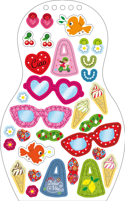 Obliekame talianske bábiky SOFIA – Maľovanky 5