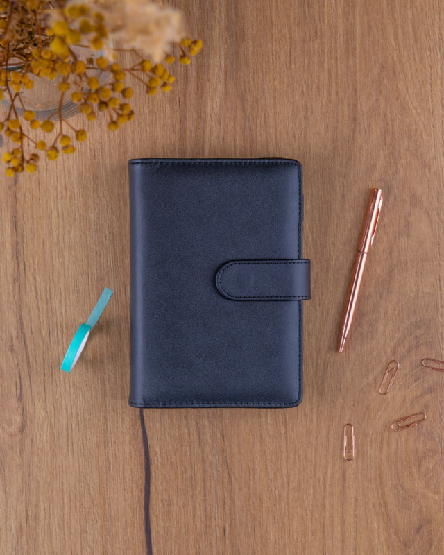 NOTIQUE Refill – Weekly Ring Bound Planner 2027, black, 12,5 x 19 cm 2