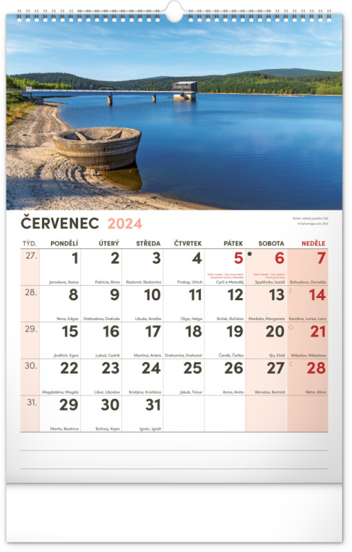 Nástenný kalendár s extra veľkým kalendáriom 2024, 33 × 46 cm 7