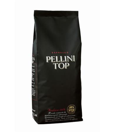 Káva, pražená, zrnková, 500 g, PELLINI "Top"