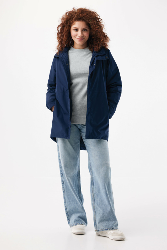 IQONIQ Thelon parka z recyklovaného polyesteru námornícka modrá S 4