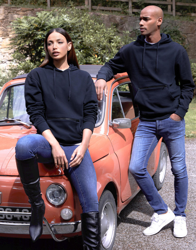 Pique Hoodie with Zipped Pocket 2
