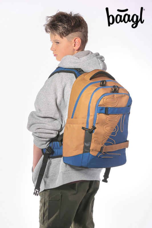 BAAGL Školský batoh Skate Max Duo 11