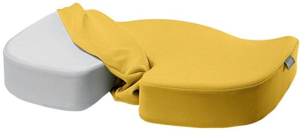 Vankúš na sedenie, ergonomický, LEITZ "Ergo Cosy", teplá žltá