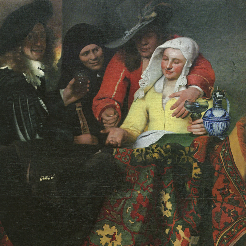 NOTIQUE Poznámkový kalendár Johannes Vermeer 2026, 30 x 30 cm 6