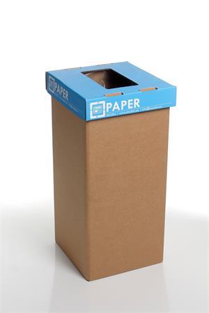 Odpadkový kôš na triedenie odpadkov,recyklovaný, anglický nápis, 20 l, RECOBIN "Mini", mod