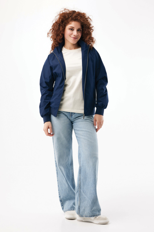 IQONIQ Odin mestská bunda z recyklovaného polyesteru námornícka modrá XXL 8