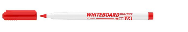 Popisovač na tabule a flipchartové tabule, 1-1,5 mm, kuželový, ICO "Slim M, červený 1