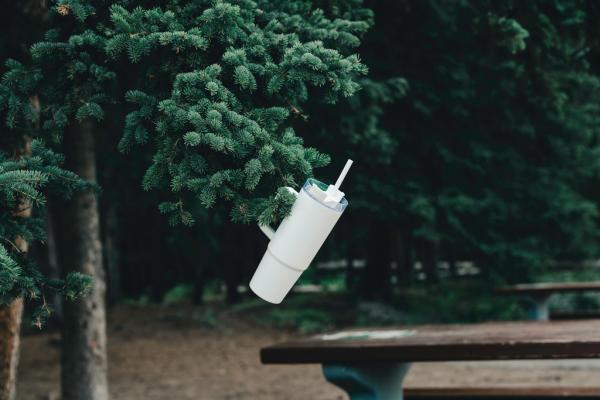 Termohrnček s madlom Tana 900ml z RCS plastu biela 13