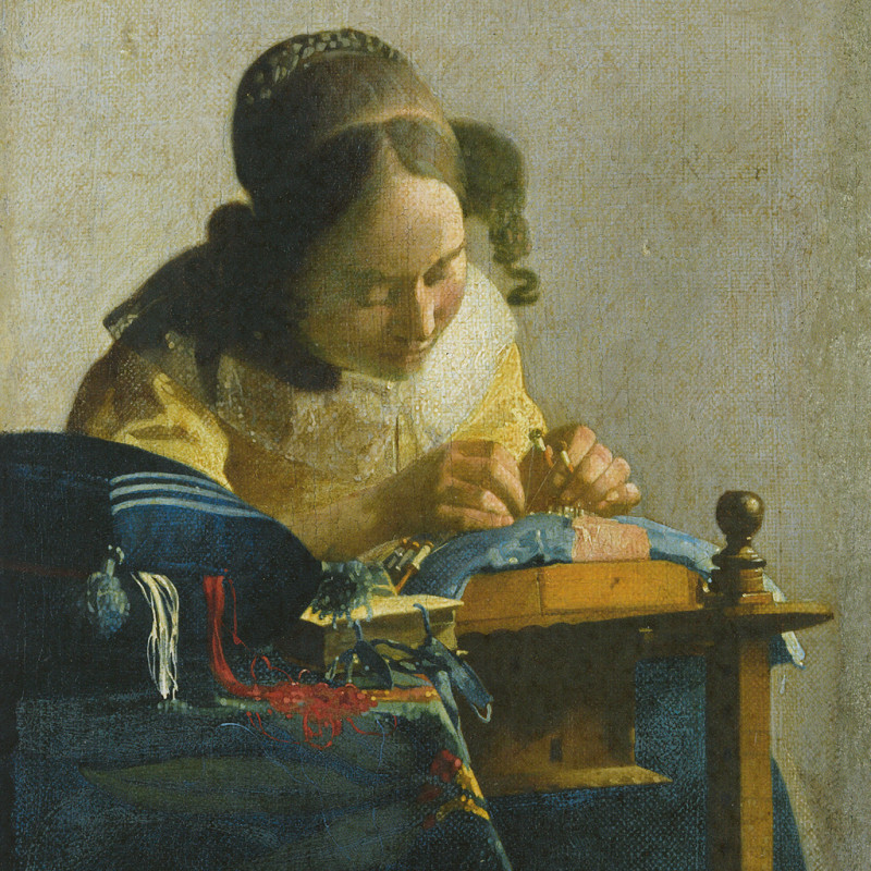 NOTIQUE Poznámkový kalendár Johannes Vermeer 2026, 30 x 30 cm 12