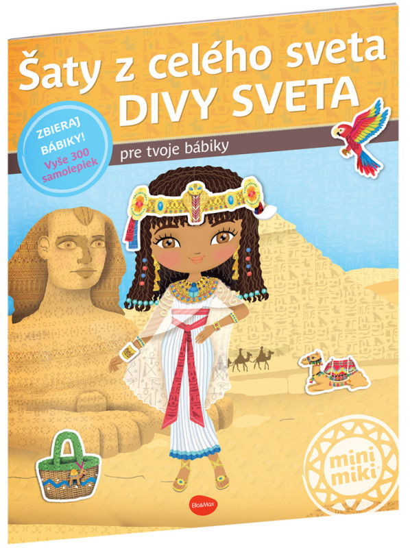 Šaty z celého světa DIVY SVETA – Kniha samolepiek