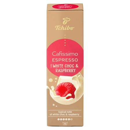 Kávová kapsula, 10 ks, TCHIBO "Cafissimo Espresso White Choc & Raspberry" 1
