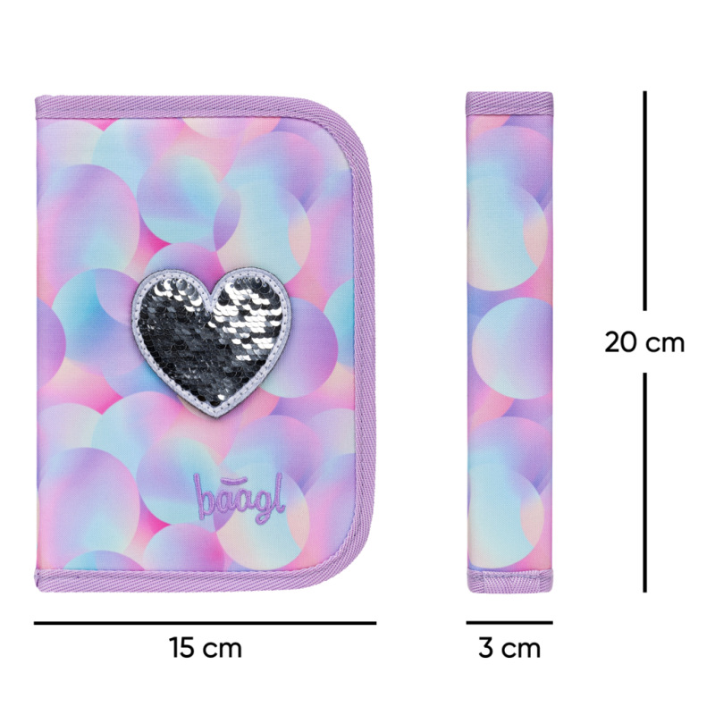 BAAGL SADA 3 Ergo Candy: aktovka, peračník, vrecko 13