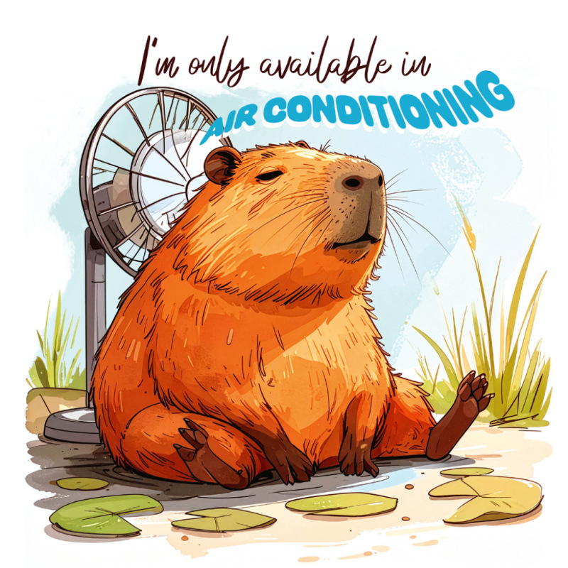 NOTIQUE Grid calendar Cheeky Capybaras 2027, 30 x 30 cm 7