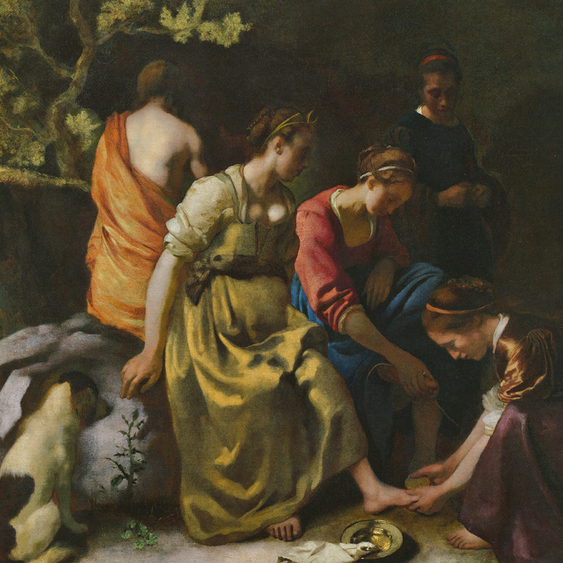 NOTIQUE Poznámkový kalendár Johannes Vermeer 2026, 30 x 30 cm 9