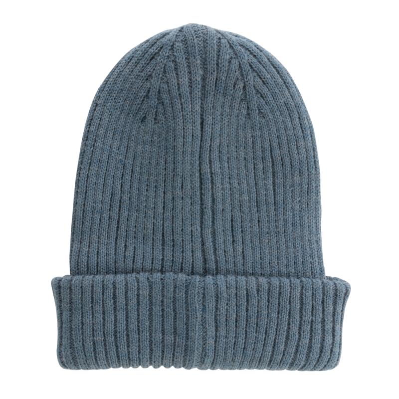 Dvojito pletená beanie čapica Impact z Polylana® AWARE™ Sage blue 2