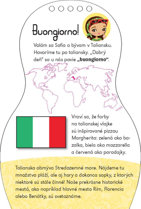 Obliekame talianske bábiky SOFIA – Maľovanky 2