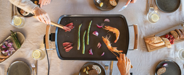 BOSKA Electric Griddle Pro elektrický gril čierna 7