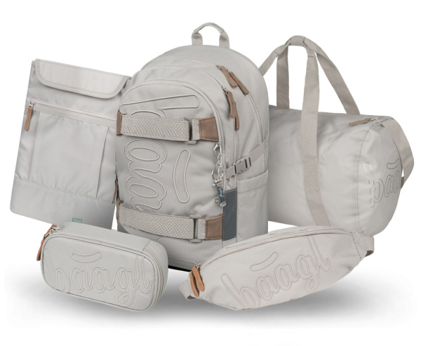 BAAGL SADA 5 Skate Mist: batoh, peračník, športová taška, ľadvinka, obal na notebook